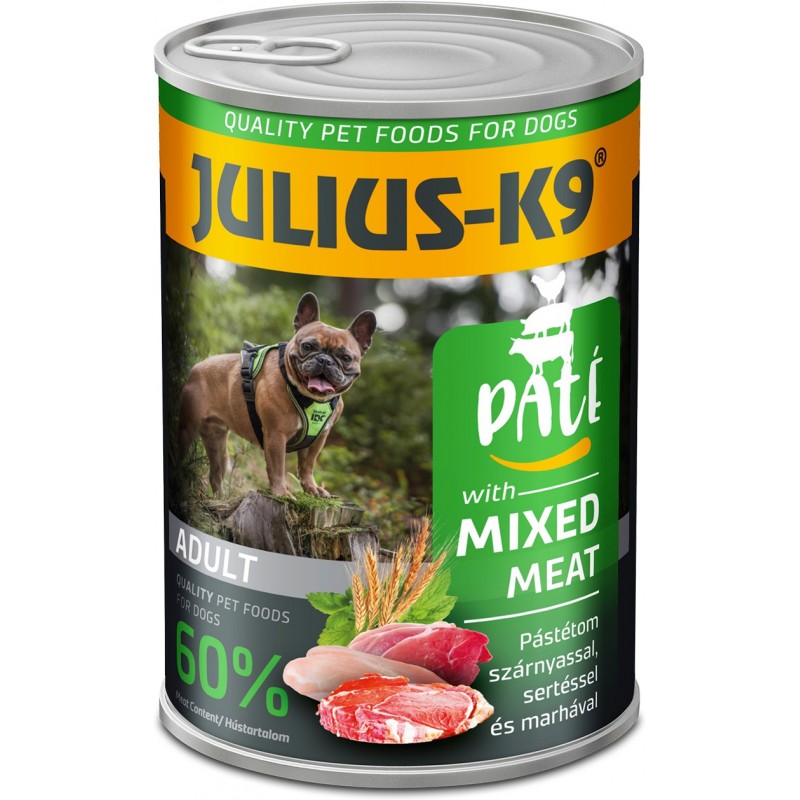 Pate Julius K9 mix carne 400 gr