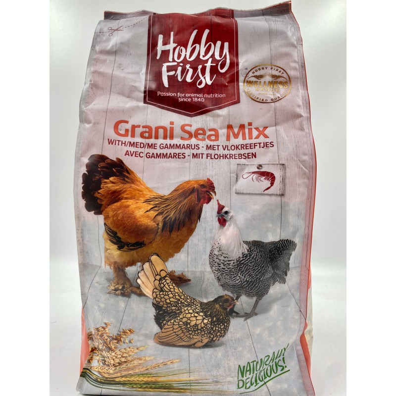 Supliment nutritiv pentru pasari Hobby First Grani Sea Mix Gammarus 3 kg