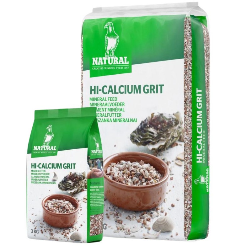 Grit Natural Hi Calciu si piatra rosie 20 kg