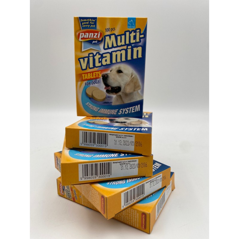 Suplimente pentru caini Panzi tablete cu vitamine 100 buc